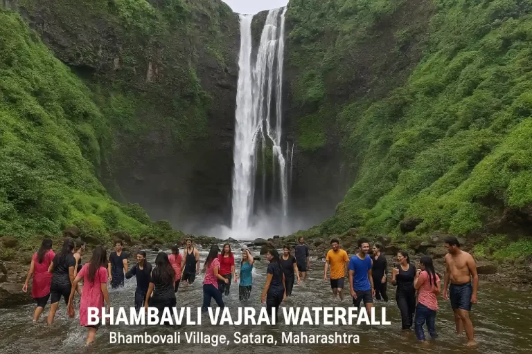Bhambavli Vajrai Waterfall