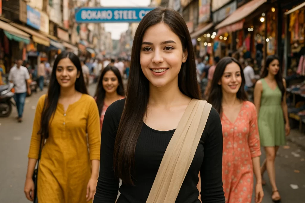 Bokaro Steel City Market Area