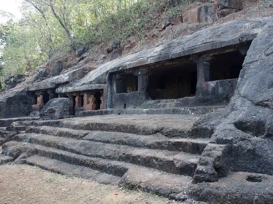 Panhalakaji Caves in Dapoli