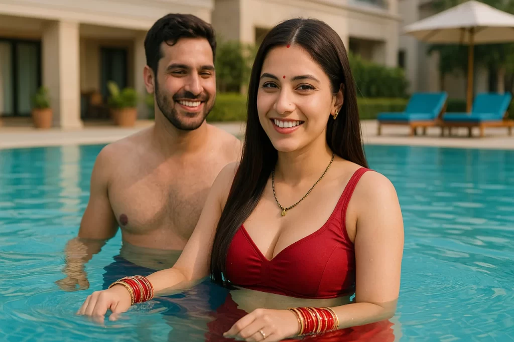 A Pool in a Luxurious Hotel in Ratlam