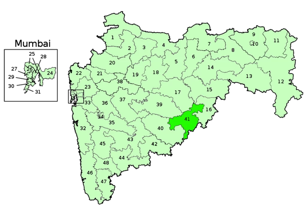 Map - Latur, Maharashtra, India