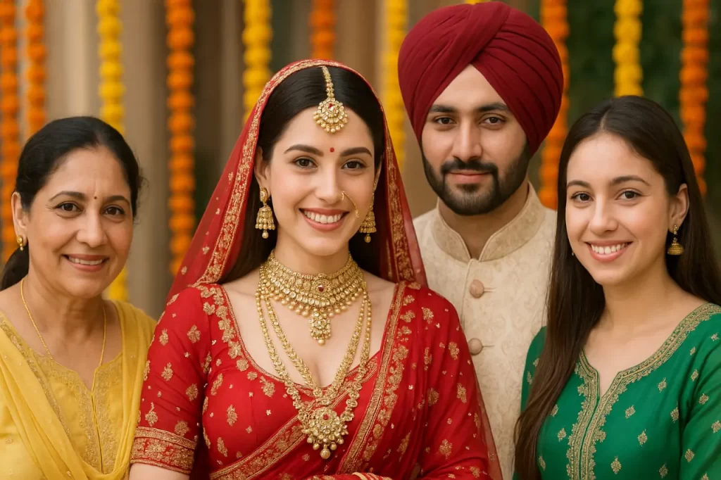 Punjabi Sikh Family in Ludhiana