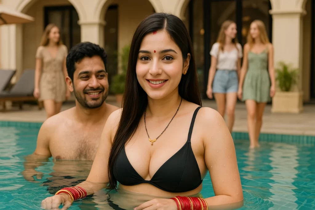 A Pool in a Luxurious Hotel in Amboli, Sindhudurg District, Maharashtra