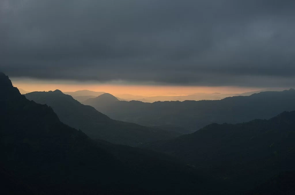 Amboli Ghat, Sunset the colours