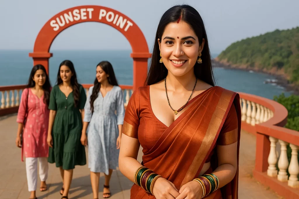 Sunset Point in Vengurla, Maharashtra