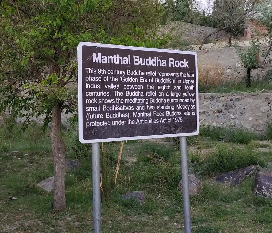 The Manthal Buddha History Board